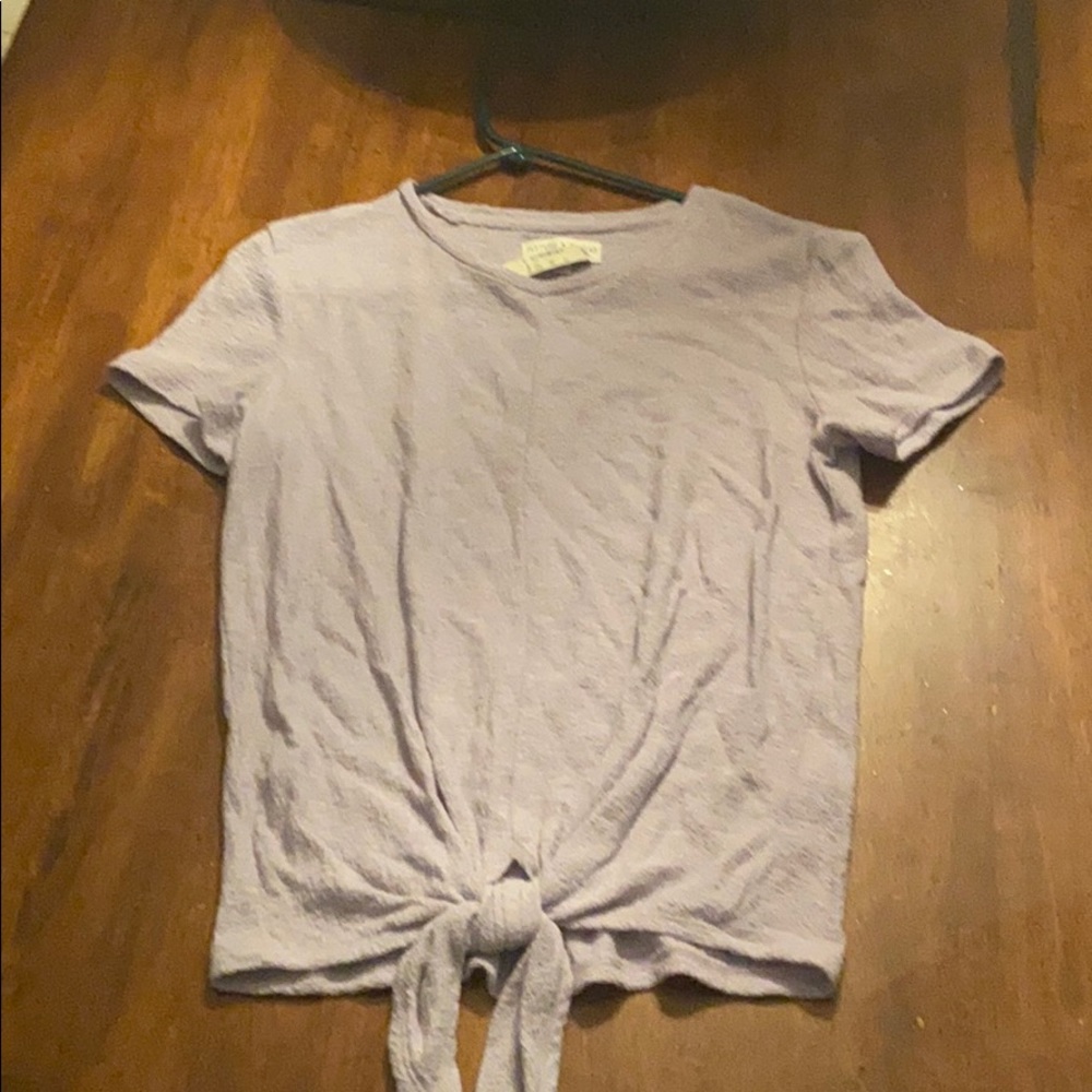 purple tie t shirt